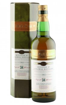 Littlemill 1965 34 Year Old, The Old Malt Cask 1999 Bottling with Box