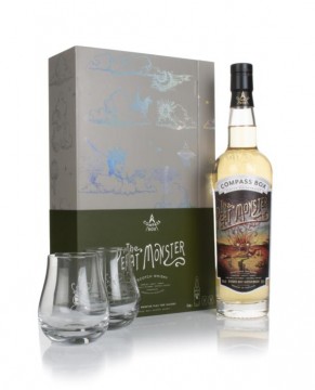 Compass Box The Peat Monster Gift Pack with 2x Glasses