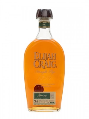 Elijah Craig Straight Rye Whiskey Kentucky