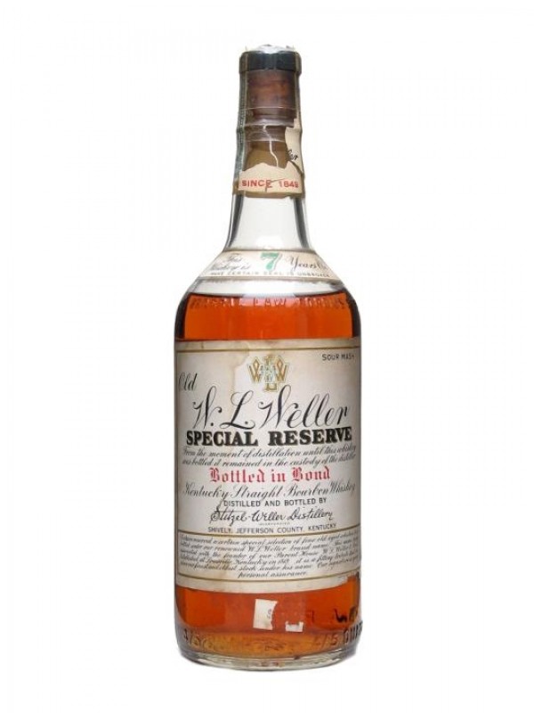 W L Weller 7 Year Old Special Reserve Bottled 1957