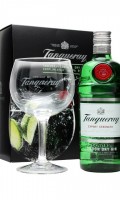 Tanqueray Export Strength London Dry Gin / Copa Glass Set