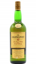Glenlivet Pure Single Malt (Old Bottling) (1 Litre) 12 year old