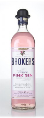 Broker's Pink Flavoured Gin