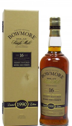 Bowmore Sherry Matured Cask Strength 1990 16 year old