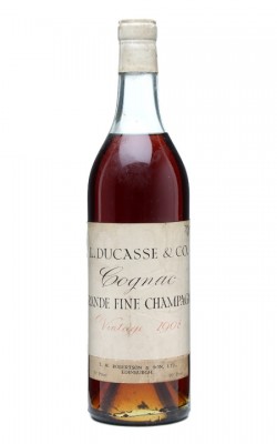 L Ducasse & Co 1908 Cognac / Grande Champagne / Bottled 1950s