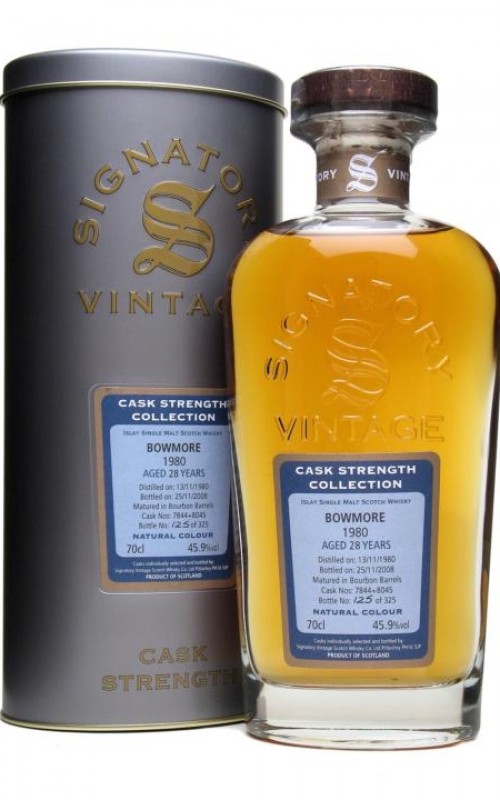 Bowmore 1980 28 Year Old Signatory Cask Strength Collection